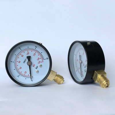 Manometr 17 barów 10 barów 63mm EN837-1 Manometr montowany centralnie z tyłu