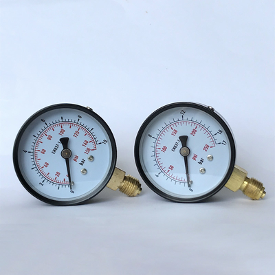 Manometr 17 barów 10 barów 63mm EN837-1 Manometr montowany centralnie z tyłu